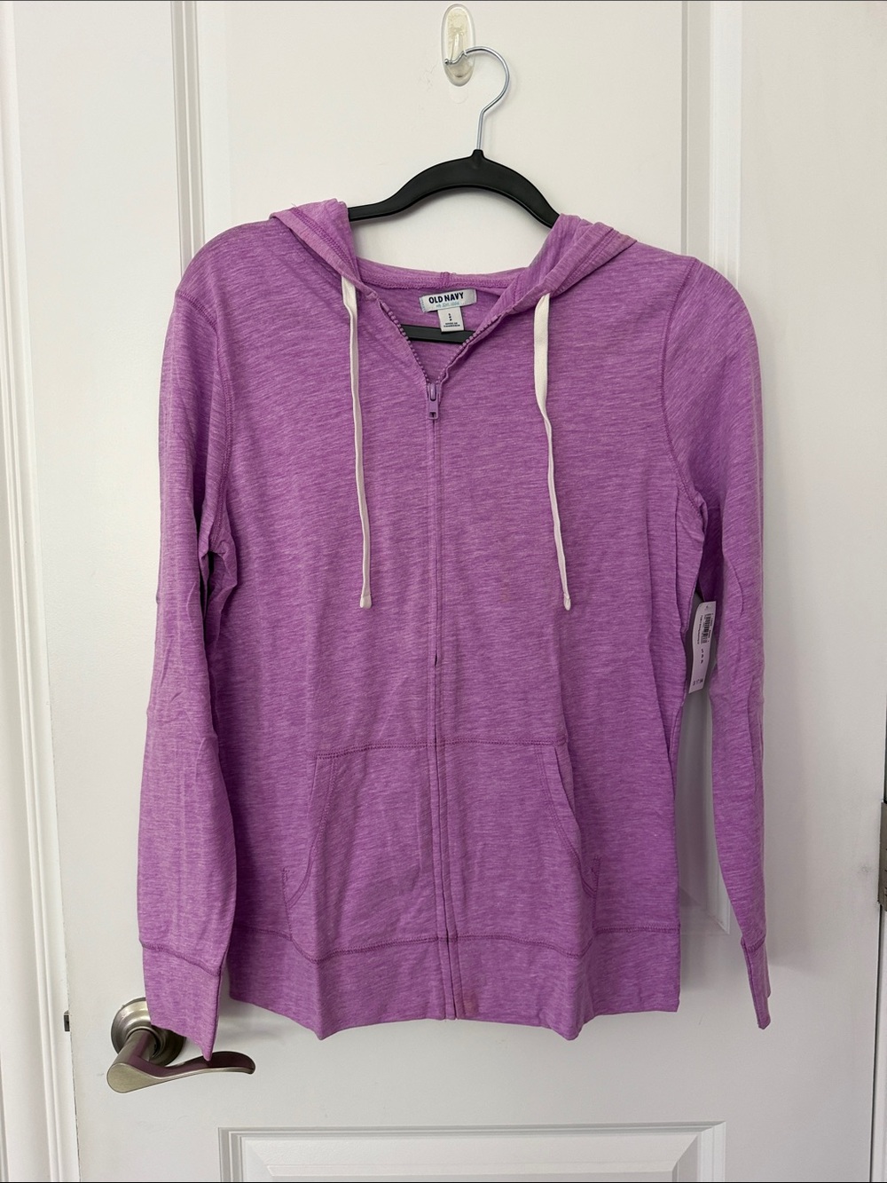 NWT Old Navy Heathered Lavender Zip Hoodie